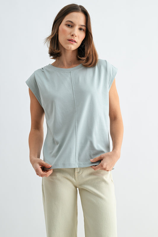 Jersey Knit Tee by Fun2Fun in Sea Green