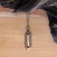 Kona Necklace with Howlite Stones by Homart in Brass