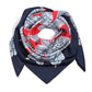 Mystic Bloom Silk Square Scarf by Echo New York