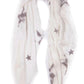 Tissue Solid Print Star Scarf by Blue Pacific in Cloud