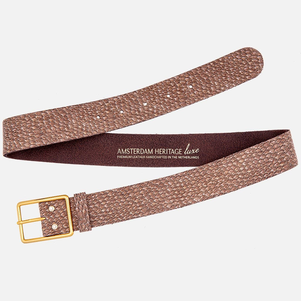 Jules Belt by Amsterdam Heritage in Taupe