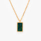 Cool Water Rectangle Necklace by Brackish