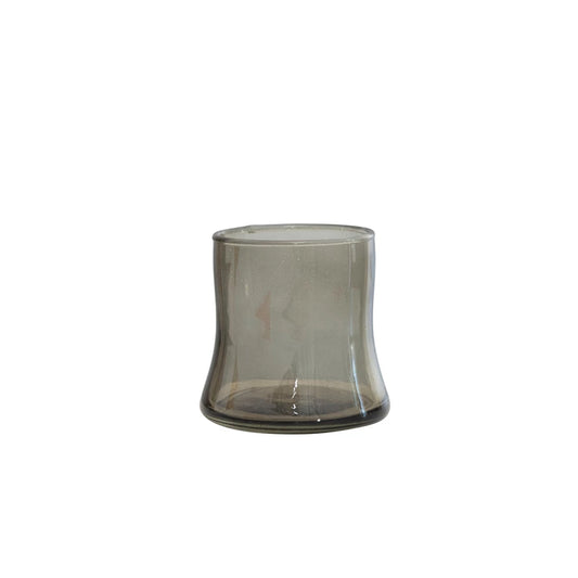 Drinking Glass by Creative Co-Op in Smoke Color