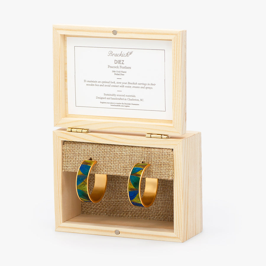 Diez Hoop Earrings by Brackish